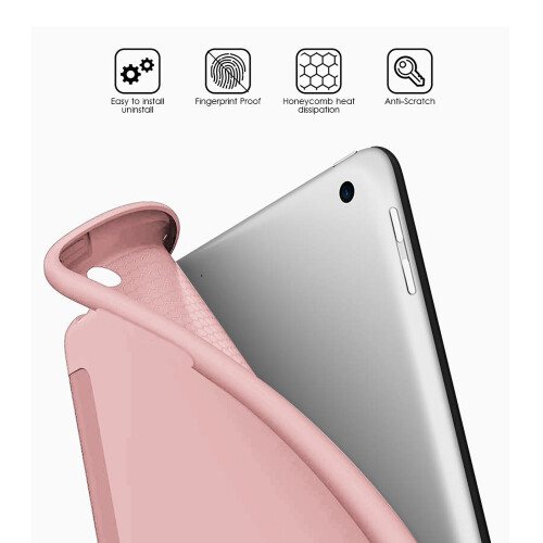 Capa sofisticada para o seu iPad de 10,2 polegadas (7ª geração), capa inteligente leve com ativação/desativação automática, suporte triplo e 1
