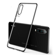 Transparenter Schutz für Ihr Huawei P30, Mikropunkt-Design verhindert Feuchtigkeit, erhöhter Rand zum Schutz des Bildschirms, präzise Passform