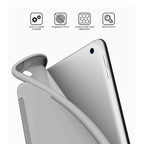 Capa sofisticada para o seu iPad de 10,2 polegadas (7ª geração), capa inteligente leve com ativação/desativação automática, suporte triplo e 1