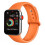 Άνετο λουράκι σιλικόνης για Apple Watch Series 5/4/3/2/1 38-40mm, λεία επιφάνεια, ανθεκτικό, κομψό 1