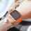 Άνετο λουράκι σιλικόνης για Apple Watch Series 5/4/3/2/1 38-40mm, λεία επιφάνεια, ανθεκτικό, κομψό 3