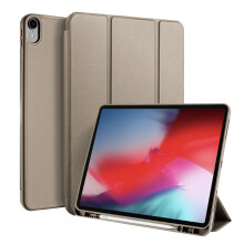 Husă elegantă cauciucată pentru iPad Pro de 12,9 inci, a 3-a generație, cu prindere magnetică, suport pentru încărcarea creionului, funcție
