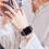 Άνετο λουράκι σιλικόνης για Apple Watch Series 5/4/3/2/1 38-40mm, λεία επιφάνεια, ανθεκτικό, κομψό 4