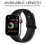 Άνετο λουράκι σιλικόνης για Apple Watch Series 5/4/3/2/1 38-40mm, λεία επιφάνεια, ανθεκτικό, κομψό 3