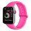 Άνετο λουράκι σιλικόνης για Apple Watch Series 5/4/3/2/1 38-40mm, λεία επιφάνεια, ανθεκτικό, κομψό 1