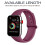 Άνετο λουράκι σιλικόνης για Apple Watch Series 5/4/3/2/1 38-40mm, λεία επιφάνεια, ανθεκτικό, κομψό 3