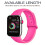 Άνετο λουράκι σιλικόνης για Apple Watch Series 5/4/3/2/1 38-40mm, λεία επιφάνεια, ανθεκτικό, κομψό 3