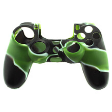 Ergonomische siliconen hoes voor PS4-controller, op maat gemaakte frontplaat met antislipoppervlak, duurzame siliconen sleeve voor optimale