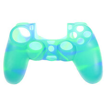 Ergonomische Silikonhülle für PS4-Controller, individuell gestaltete Frontplatte mit rutschfester Oberfläche, strapazierfähige Silikonhülle für