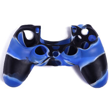 Ergonomische siliconen hoes voor PS4-controller, op maat gemaakte frontplaat met antislipoppervlak, duurzame siliconen sleeve voor optimale