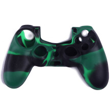 Ergonomische Silikonhülle für PS4-Controller, individuell gestaltete Frontplatte mit rutschfester Oberfläche, strapazierfähige Silikonhülle für