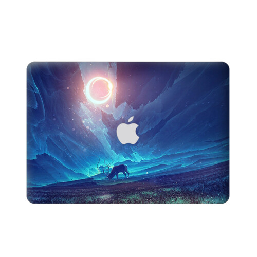 Capa protetora brilhante para MacBook Pro de 13 polegadas, com revestimento anti-impressão digital, adaptador USB-C e design ultrafino compatível 1