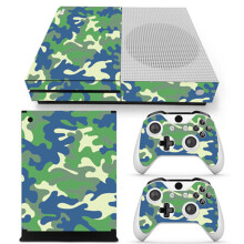 Adesivo protettivo lucido ad alta risoluzione con design galassia arancione per console Xbox One Slim, adesivo decorativo autoadesivo che offre una
