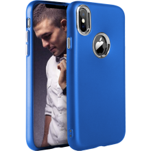Flexible Hülle für iPhone X, weiche TPU-Abdeckung mit stoßdämpfendem, erhöhtem Rand zum Schutz vor Fingerabdrücken und Stürzen (Entwickelt
