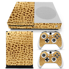 Adesivo protettivo lucido ad alta risoluzione con design galassia arancione per console Xbox One Slim, adesivo decorativo autoadesivo che offre una