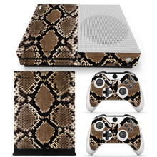 Adesivo protettivo lucido ad alta risoluzione con design galassia arancione per console Xbox One Slim, adesivo decorativo autoadesivo che offre una