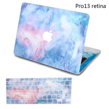 Elegante beschermsticker voor laptops, hoogwaardige water- en stofbestendige hoes, compatibel met: Macbook Pro 13, Retina A14