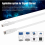 Καλώδιο Ethernet Cat6Pure από χαλκό, με μείωση θορύβου, υποστηρίζει Gigabit Ethernet για οικιακά 6