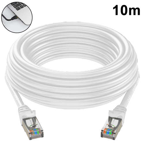 Καλώδιο Ethernet Cat6Pure από χαλκό, με μείωση θορύβου, υποστηρίζει Gigabit Ethernet για οικιακά
