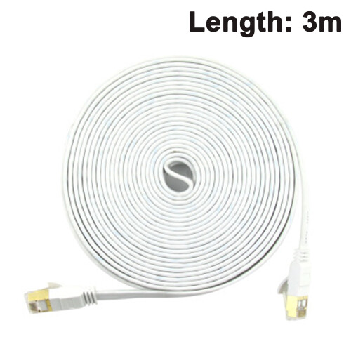 Καλώδιο Ethernet Cat7 υψηλής ταχύτητας, επίπεδο προφίλ, συμβατό με φορητούς 1