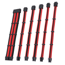 Manșon din fibră împletită de înaltă calitate, țesut în trei straturi, cablu PCI-E Corsair PSU 18awg-Ul1007Gauge, miez de cupru autentic,