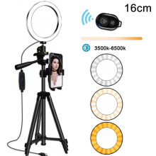 Selfie Ring Light With Tripod Stand, Dimmable Modes For Photography, Videography, And Makeup, Multi-Purpose Ring Light Kit
