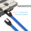 High-speed SATA III Cable, Precision-molded Connectors For Durability 7
