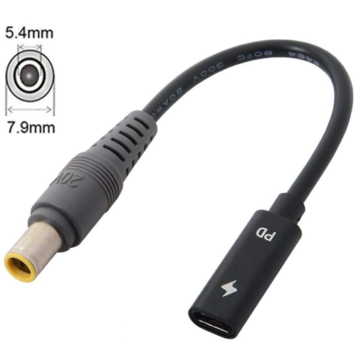 Αποδοτικό καλώδιο Pd USB C για φορητούς υπολογιστές Lenovo, εύκολο στη χρήση, συνδέει 1