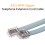 Καλώδιο Firewire για γρήγορη μεταφορά δεδομένων, λευκό καλώδιο επέκτασης τηλεφώνου 5