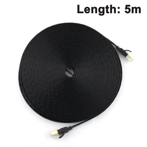 Καλώδιο Ethernet Cat7, θωρακισμένο, επίπεδο προφίλ, συμβατό με PS3, PS4, Xbox One, για 1