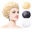 Extra Large Adjustable Double Layer Waterproof Shower Cap for Women, Oversized 14' Diameter 1