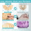 Extra Large Adjustable Double Layer Waterproof Shower Cap for Women, Oversized 14' Diameter 5