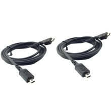 2 cables para auriculares de 5, 7 y 9 pulgadas, cable de repuesto para tarjeta de sonido.