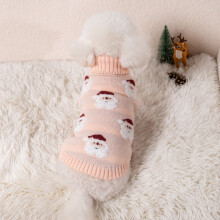 Jacenvly Weihnachtsschmucksets, passend zu Haustierpullovern, gestrickten Hundemänteln, Weihnachtsmann-Weihnachtsdekoration, Winterkleidung für