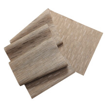 Poaug Tischset im Angebot, Ausverkauf, Tischläufer, Strukturgewebe, Deckchen, wärmeisolierend, PVC, für Hochzeitsfeiern, Esstische, 53,15, Kaffee
