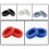 2 stuks headset oorkussens/oortjes/oortjespads rood 5