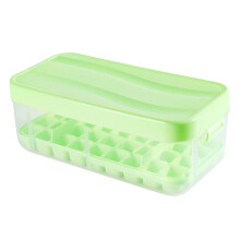 Forma de gelo com tampa, grande capacidade, 36/72/108 cavidades, vedação forte e fácil desenformar, compatível com coquetéis, sucos e pudins -