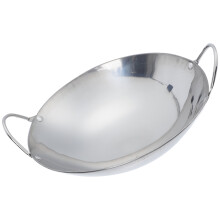 Stainless Steel Griddle Everyday Pan Birthday Present Induction Cooktop Glass Cookware Frying Binaural Travel