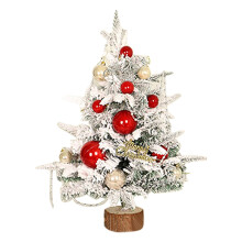 Giyblacko Lichterkette mit beflocktem Mini-Weihnachtsbaum und Lichterkette, Weihnachtsdekoration, Anhänger