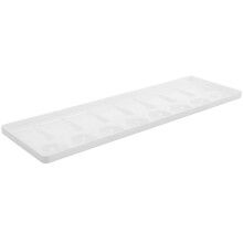 Aquarellfarbenpalette, Präsentationsplatte, multifunktional, weiß, Kunststoff, für Kinder