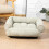 Sofá-cama para cães, resistente e respirável, retangular, com base antiderrapante, ideal para cães e gatos de pequeno e médio porte. 3