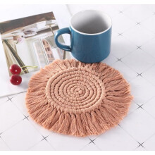 Wyprzedaż świąteczna Kayannuo Home Essentials, podkładki z tkaniny, gruba mata izolacyjna z frędzlami, podkładka na stół w stylu boho,