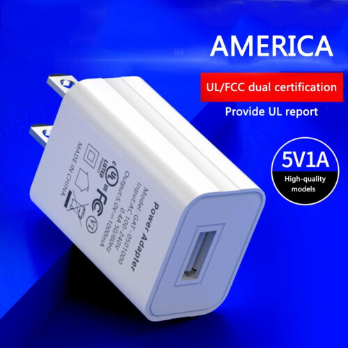 Φορτιστής τοίχου USB Enlightened, προσαρμογέας τροφοδοσίας 5V1A, φορτιστής ταξιδιού, 1