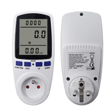 Méadar Fuinnimh Cumhachta AC Vataméadar Digiteach Monatóir KWh Vata Soicéad Asraon Soicéad SAM BR FR