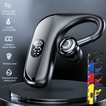 Imréiteach Jacenvly2024Cluasáin Nua Aonchluasa le Micreafón Bluetooth5.2Cluasáin Taispeántais LED Cluasáin Gan Sreang Saor ó Lámha Inaistrithe