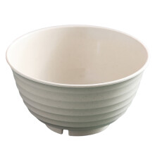 Bol Pnellth de 1100 ml, resistente al calor, de alta capacidad, portátil, para fideos, ideal para el comedor, color blanco.