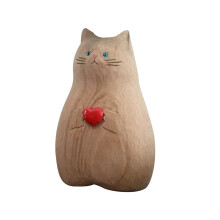 Gaveideer til morsdagen! Salg! Zeceouar Love Cats Vase Dekorativ harpikshåndverk Gave til katteelskere Moderne minimalisme