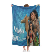 Moana Flannel Blanket, Super Plush, Soft, Comfortable, Fluffy Flannel Wool, Sofa, Bed, Travel-350g