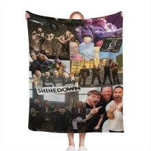Shinedown Supermjuk Pläd Kawaii Filtar Flanellfilt Bekväm och Varm För Vardagsrummet Soffa Bäddsoffa 40x50In