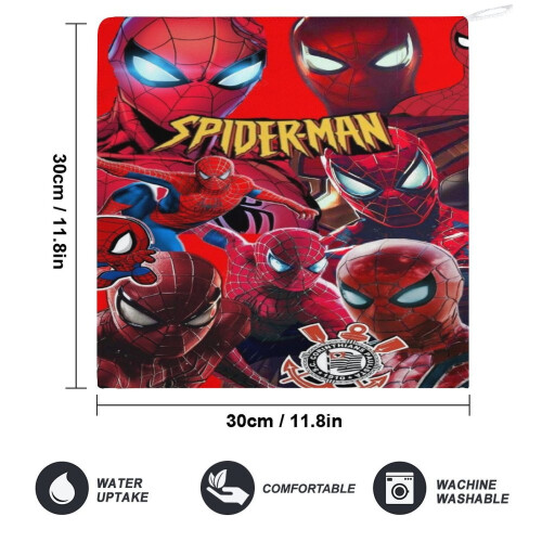 Χειροπετσέτες Spider-Man για το μπάνιο, Βαμβακερές πετσέτες προσώπου απαλές 1